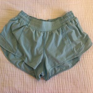 Lululemon Hottie Hot 2.5 inch Light Blue Shorts